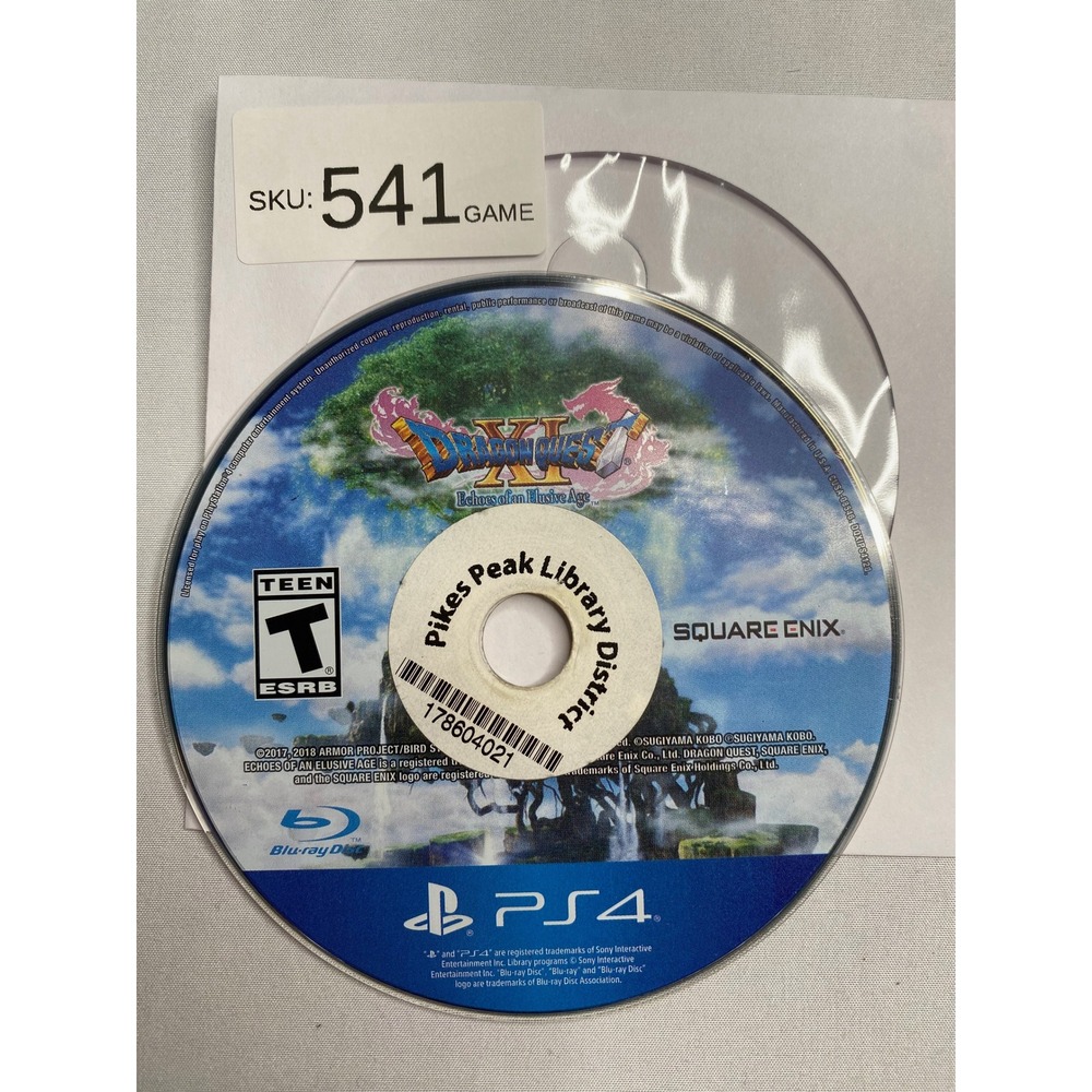 Dragon Quest XI Echoes of an Elusive Age PS4